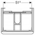 Шафка Smyle Square для раковини 60 ( 500.352.JL.1 ) Шафка Smyle Square для раковини 60 ( 500.352.JL.1 )