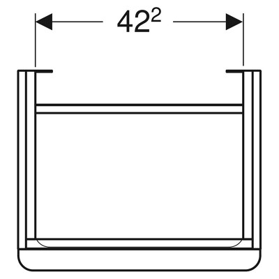 Шафка Smyle Square для раковини 50 ( 500.364.JR.1 ) Шафка Smyle Square для раковини 50 ( 500.364.JR.1 )