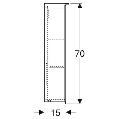 Шафка дзеркальна Option Plus 75 ( 500.206.00.1 ) Шафка дзеркальна Option Plus 75 ( 500.206.00.1 )