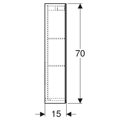 Шафка дзеркальна Option 75 ( 500.205.00.1 ) Шафка дзеркальна Option 75 ( 500.205.00.1 )