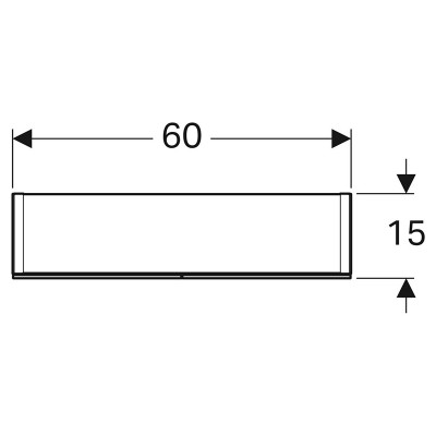 Шафка дзеркальна Option 60 ( 500.582.00.1 ) Шафка дзеркальна Option 60 ( 500.582.00.1 )