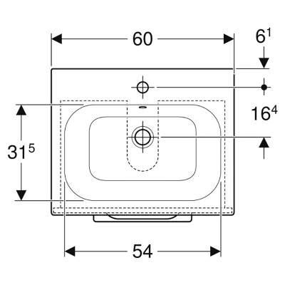 Тумба і раковина Selnova Square 60 ( 501.239.00.1 ) Тумба і раковина Selnova Square 60 ( 501.239.00.1 )