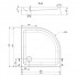Піддон Tako 90x90 ( S204-004 ) Піддон Tako 90x90 ( S204-004 )