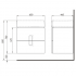Шафка Twins 60 під раковину, білий ( 89492000 ) Шафка Twins 60 під раковину, білий ( 89492000 )