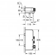 Термостат Grohtherm SmartControl ( 34718000 )