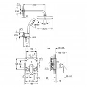 Душова система Eurosmart Cosmopolitan 210 ( 25219001 )