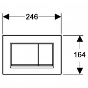 Кнопка Sigma 30 чорна ( 115.883.16.1 )