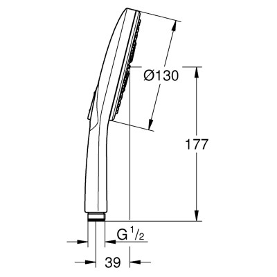 Лійка Rainshower Smartactive 130 ( 26574000 ) Лійка Rainshower Smartactive 130 ( 26574000 )