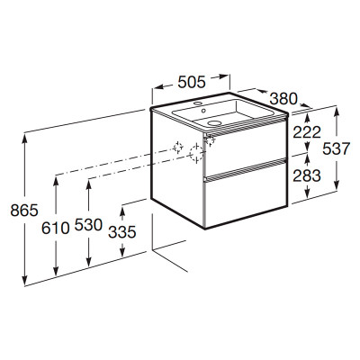 Тумба і раковина Gap-N Compacto 50 ( A851494447 ) Тумба і раковина Gap-N Compacto 50 ( A851494447 )