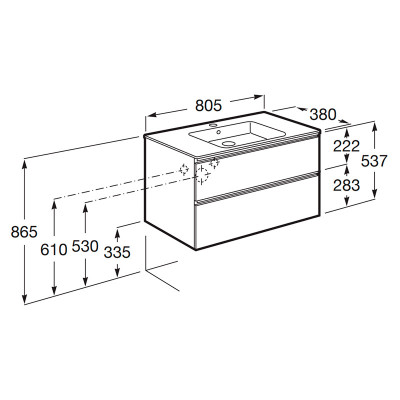 Тумба і раковина Gap-N Compacto 80 ( A851497153 ) Тумба і раковина Gap-N Compacto 80 ( A851497153 )