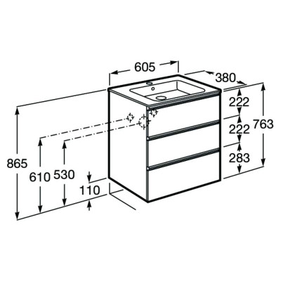 Тумба і раковина Gap-N Compacto 60 ( A851498153 ) Тумба і раковина Gap-N Compacto 60 ( A851498153 )