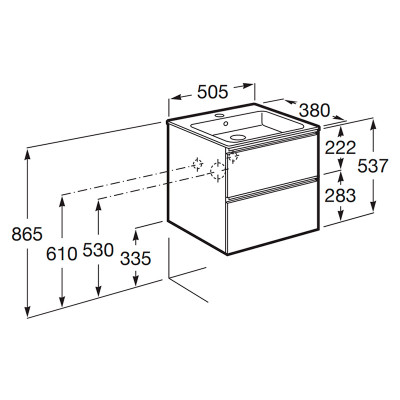 Тумба і раковина Gap-N Compacto 50 ( A851494153 ) Тумба і раковина Gap-N Compacto 50 ( A851494153 )