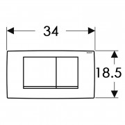 Кнопка Twinline ( 115.899.KJ.1 )