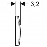Кнопка Twinline ( 115.899.KJ.1 )