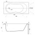 Ванна Nike 150x70 з ніжками ( S301-246 ) Ванна Nike 150x70 з ніжками ( S301-246 )