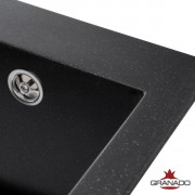 Кухонна мийка Granado Cadiz black shine 410x500