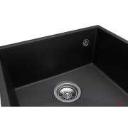 Кухонна мийка Granado Under top black shine 457x406