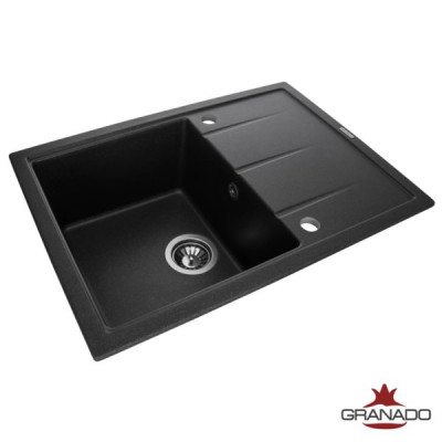 Кухонная мойка Granado Blanos black shine 680x500 Кухонная мойка Granado Blanos black shine 680x500