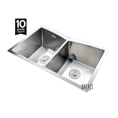 Кухонна мийка Galati Arta U-730D 780x480x230 Кухонна мийка Galati Arta U-730D 780x480x230