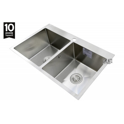 Кухонна мийка Galati Arta U-730DN 780x480x230 + корзина Кухонна мийка Galati Arta U-730DN 780x480x230 + корзина