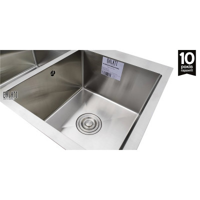 Кухонна мийка Galati Arta U-730DN 780x480x230 + корзина Кухонна мийка Galati Arta U-730DN 780x480x230 + корзина