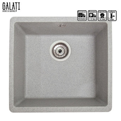Кухонная мойка Galati Mira U-400 Seda (601) 3408 Кухонная мойка Galati Mira U-400 Seda (601) 3408