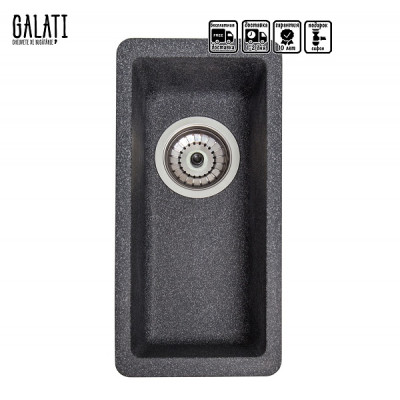 Кухонна мийка Galati Mira U-160 Grafit (201) 3414 Кухонна мийка Galati Mira U-160 Grafit (201) 3414
