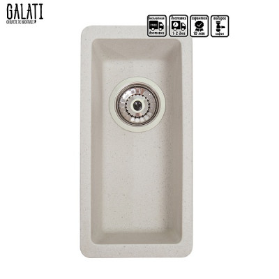 Кухонна мийка Galati Mira U-160 Biela (101) 3416 Кухонна мийка Galati Mira U-160 Biela (101) 3416