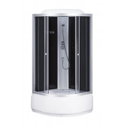 Гідробокс Sansa 6690A 80х80х215 6690A / 40 сіре (black)