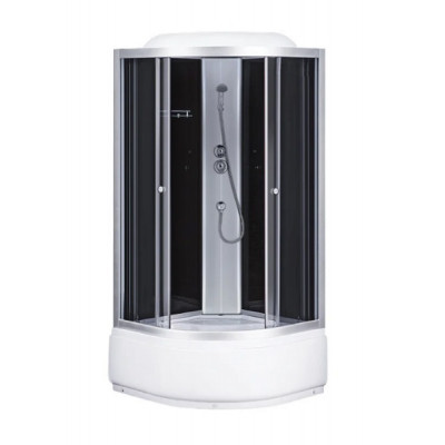 Гідробокс Sansa 6690A 100х100х215 6690A / 40 сіре (black) Гідробокс Sansa 6690A 100х100х215 6690A / 40 сіре (black)