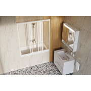 Двері для ванн AVDP3 (AVDP3-120 білий+Transparent)