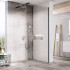 Душова кабіна Walk-In модель Wall (Walk In Wall-140 в.200 Чорний Transparent) Душова кабіна Walk-In модель Wall (Walk In Wall-140 в.200 Чорний Transparent)