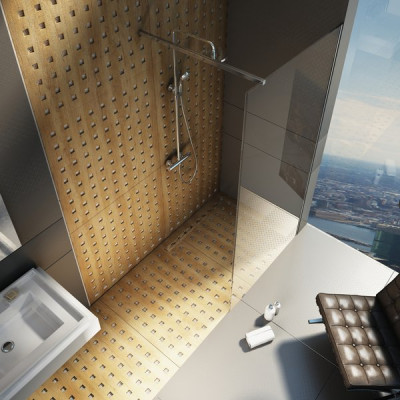 Душова кабіна Walk-In модель Wall (Walk In Wall-140 в.200 Чорний Transparent) Душова кабіна Walk-In модель Wall (Walk In Wall-140 в.200 Чорний Transparent)