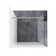 Душова кабіна Walk-In модель Wall (Walk In Wall-120 в.200 см Чорний Transparent)
