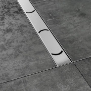 Душовий канал Chrome (OZ RAVAK Chrome 1050 - нержавіюча сталь)