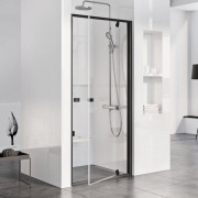 Душові двері Pivot PDOP1 (PDOP1-80 білий+Transparent)