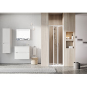 Душові двері Supernova SDZ2 (SDZ2-70 195 білий+grape)