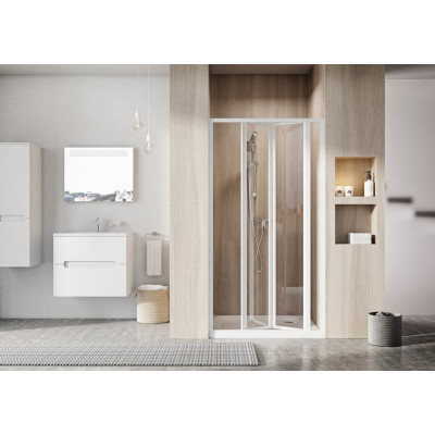Душові двері Supernova SDZ3 (SDZ3-100 195 білий+grape) Душові двері Supernova SDZ3 (SDZ3-100 195 білий+grape)