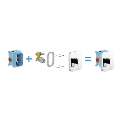 10° Free Змішувач прихованого монтажу для душу, для R-box (TD F 066.00 Змішувач прихованого монтажу без перемикача, для R-box) 10° Free Змішувач прихованого монтажу для душу, для R-box (TD F 066.00 Змішувач прихованого монтажу без перемикача, для R-box)