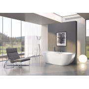 Ванна Freedom W (Ванна FREEDOM W 1660x800 окремо стояча (кришка переливу та зливу: хром))