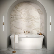 Ванна Ypsilon Wall (Ванна YPSILON WALL 1780x860 окремо стояча (кришка переливу та зливу: хром))