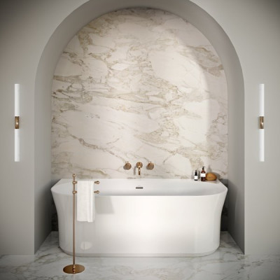 Ванна Ypsilon Wall (Ванна YPSILON WALL 1780x860 окремо стояча (кришка переливу та зливу: чорний)) Ванна Ypsilon Wall (Ванна YPSILON WALL 1780x860 окремо стояча (кришка переливу та зливу: чорний))