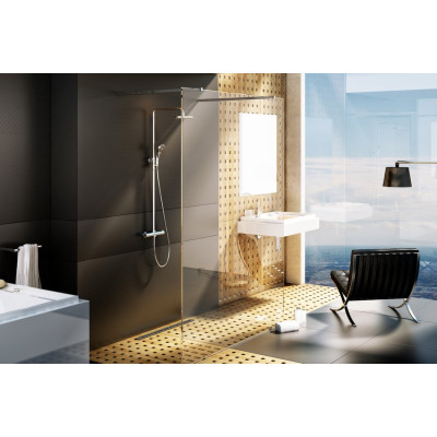 Душова кабіна Walk-In модель Free (Walk In Free-160 в.200 Transparent) Душова кабіна Walk-In модель Free (Walk In Free-160 в.200 Transparent)