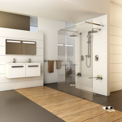 Душова кабіна Walk-In модель Free (Walk In Free-160 в.200 Transparent) Душова кабіна Walk-In модель Free (Walk In Free-160 в.200 Transparent)