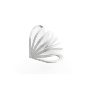 WC сидіння з кришкою Uni Chrome (WC сидіння Uni Chrome 02A білий)