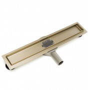 Трап для душу REA PURE NEO MIRROR GOLD PRO 80 см