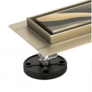 Трап для душу REA PURE NEO MIRROR GOLD PRO 80 см