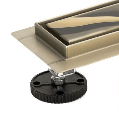Трап для душу REA PURE NEO MIRROR GOLD PRO 80 см Трап для душу REA PURE NEO MIRROR GOLD PRO 80 см
