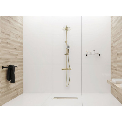 Трап для душу REA PURE NEO MIRROR GOLD PRO 90 см Трап для душу REA PURE NEO MIRROR GOLD PRO 90 см