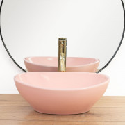 Умивальник (раковина) REA SOFIA L. PINK MAT накладний REA-U5630